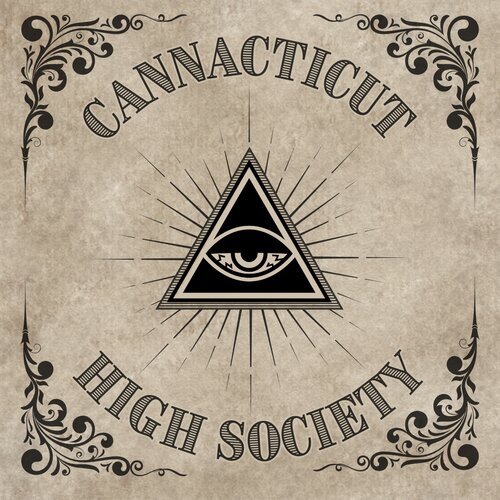 Cannacticut High Society logo — all-seeing eye emblem